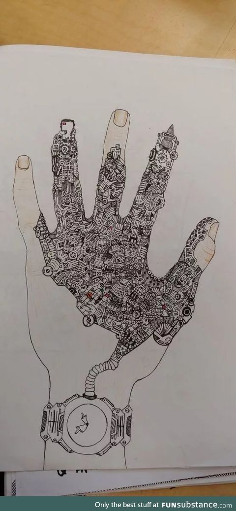 The longer you look the more hands you see