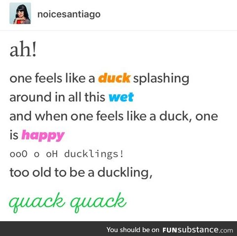 Oooo Ducklings!