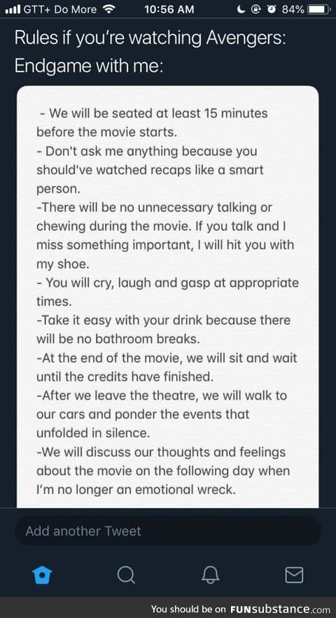 Guidelines for possibly the biggest movie of the century