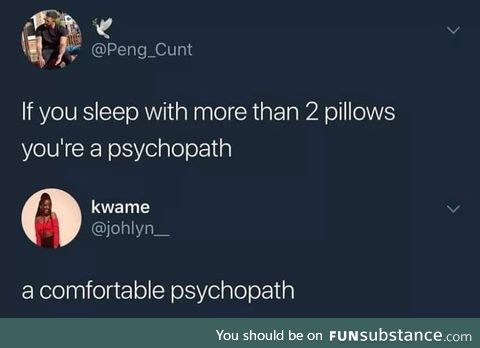 2 pillows