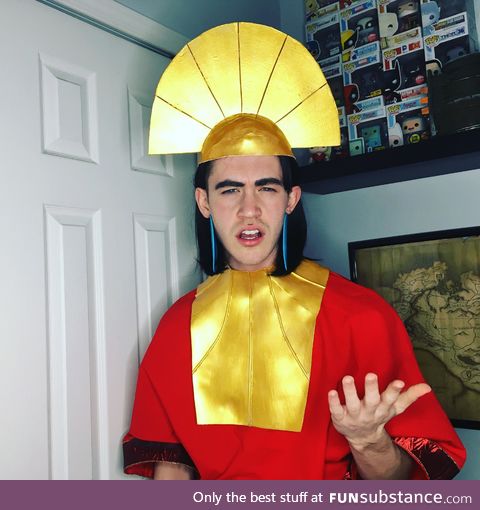 My Kuzco cosplay I made for colossalcon 2019