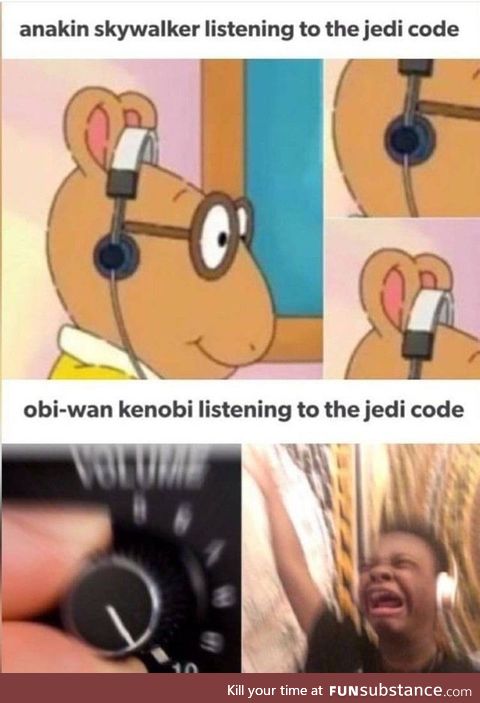 Only a sith listens absolutly