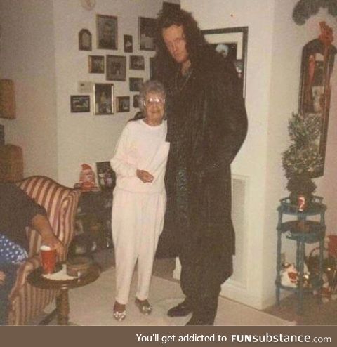 Undertaker and his grandma is my new favorite thing on the internet