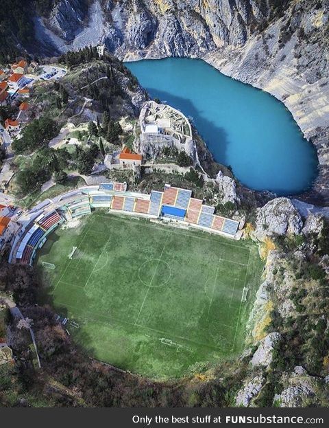 Blue lake, Croatia