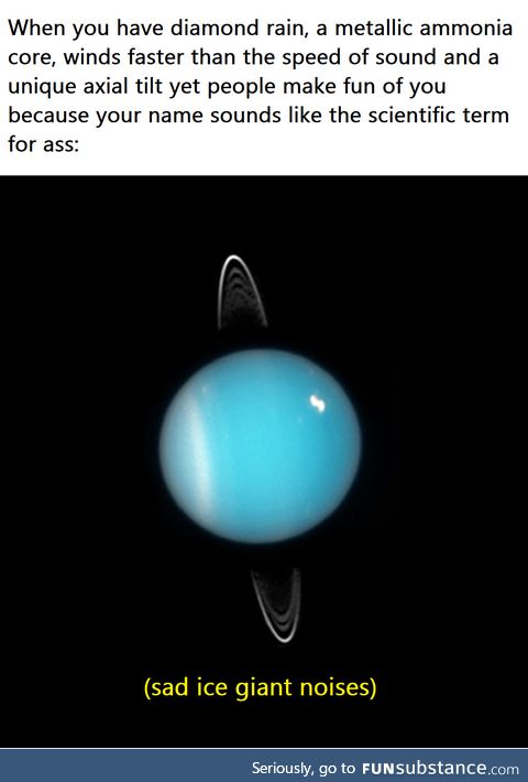 Uranus is sick of your shit