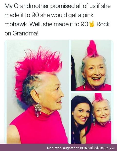 Rock on Grandma!