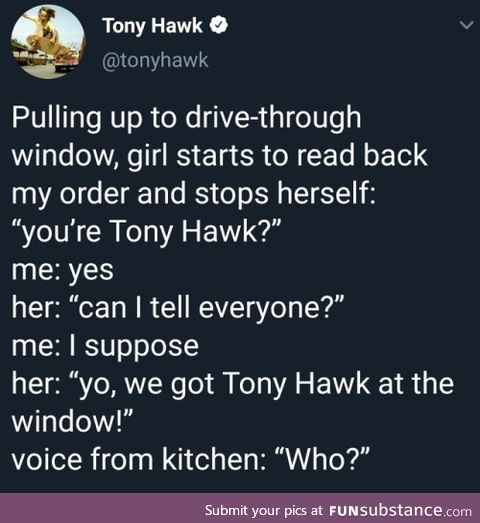 Tony Who?