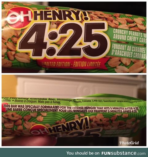 Oh Henry’s new marketing in Canada
