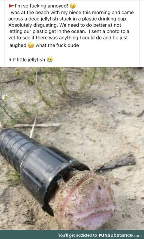 That jellyfish must have been through a lot