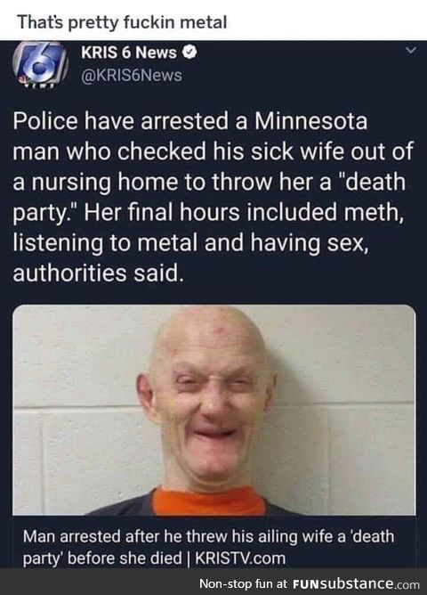 Minnesota man death party