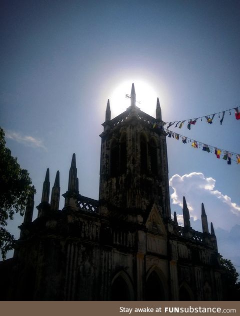 This church is holding the Sun