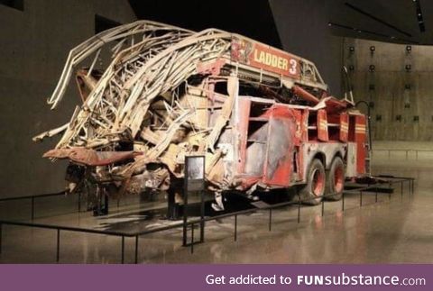 One of the first Firetrucks that showed up at the World Trade Center