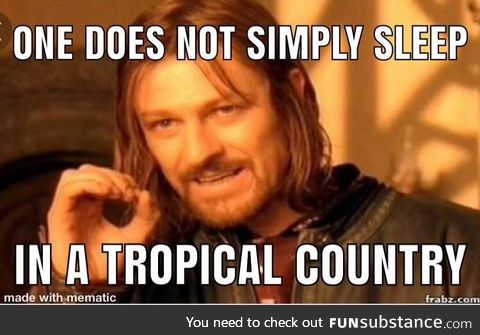 If you have ever been on vacation to a tropical country, you know how warm it is at night
