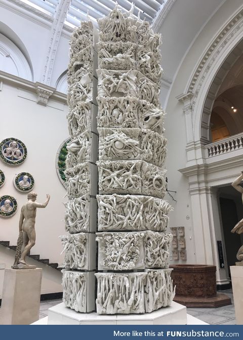 The detail on this sculpture