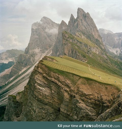 The Dolomites of Italy, straight out of a fantasy world