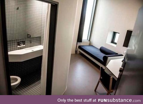 Prison cell in Denmark’s new maximum security prison