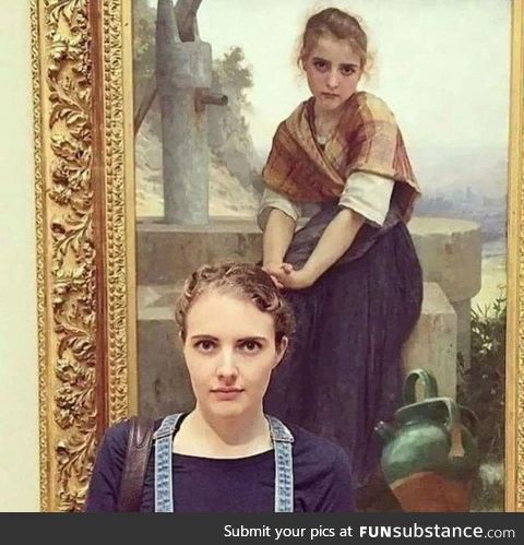 Imagine walking through a museum and finding a 100 year old painting of yourself from
