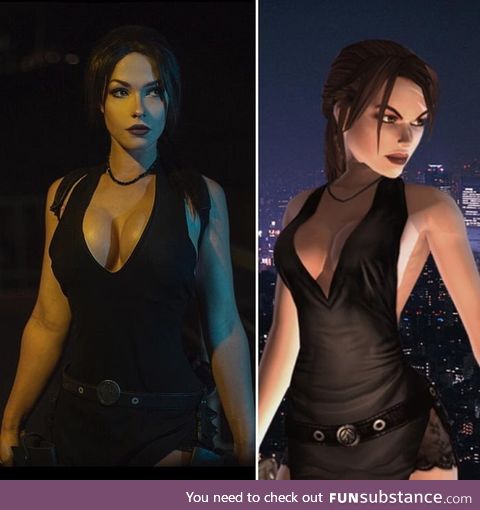 Lara Croft from Tomb Raider: Legend cosplay