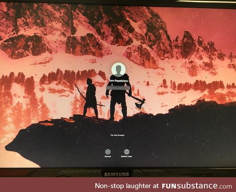 This accidentally perfect screensaver