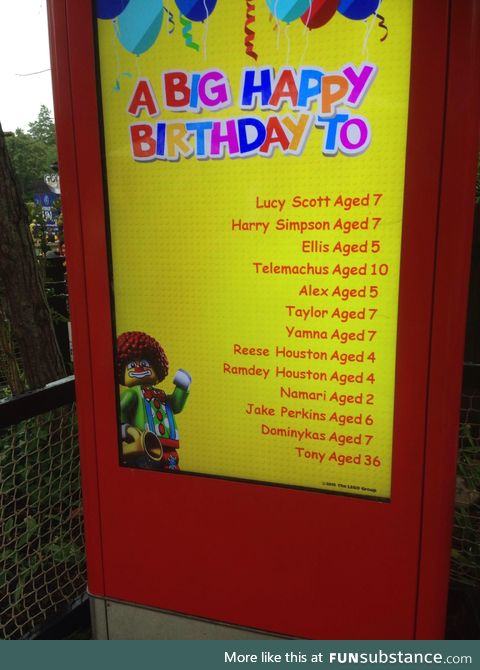 Happy birthday tony