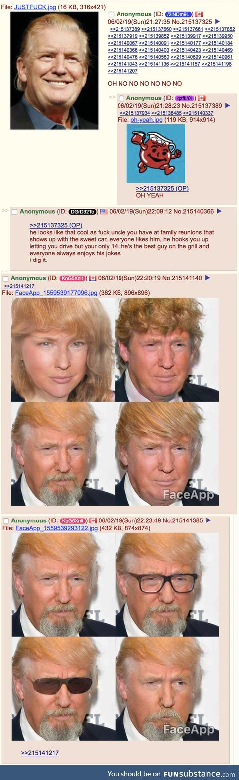 /pol/acks react to Trump's new haircut