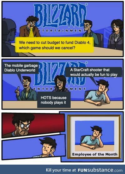 Meanwhile at Blizzard