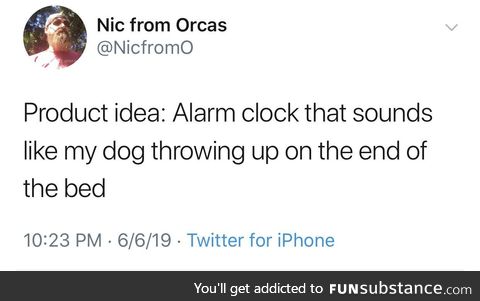 FOOL proof alarm clock