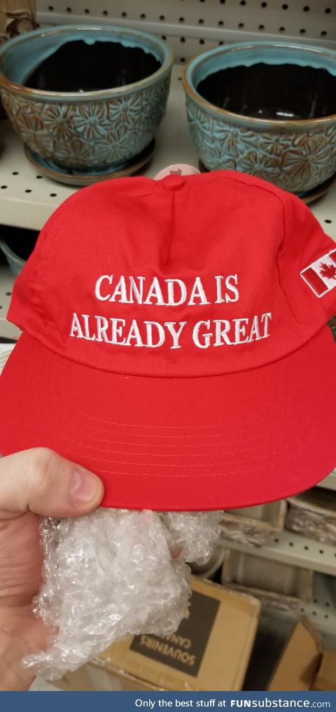 Found this hat for Canada Day