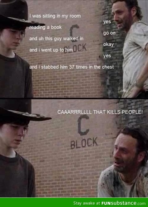 God damnit carl