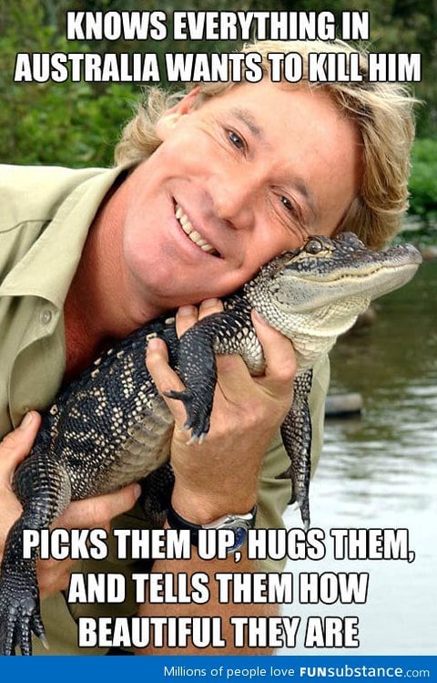 Good guy Steve Irwin