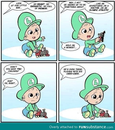 Poor luigi