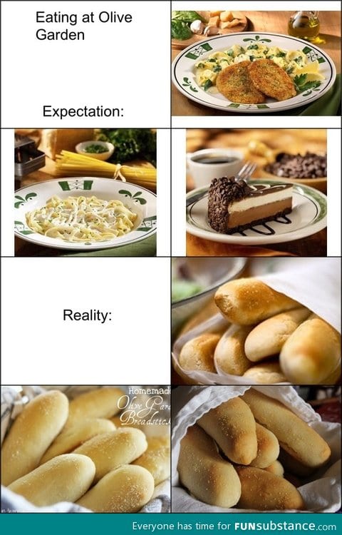 Reality of olive garden