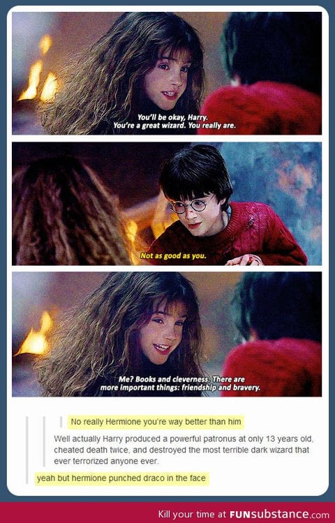 Hermione vs Harry