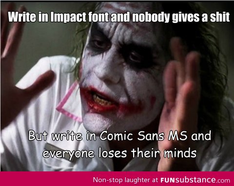 Comic Sans is bad