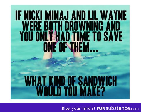 If Nicki and Wayne were drowning