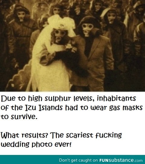 Scariest wedding photo ever