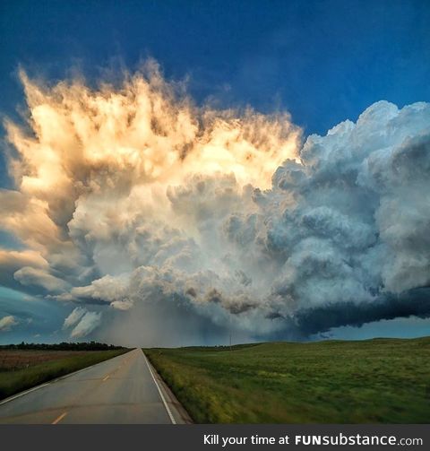 Amazing cloud formation in north dakota