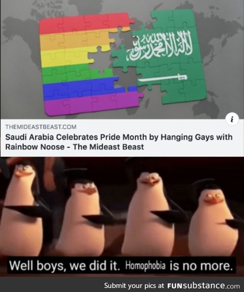 Saudis celebrate pride
