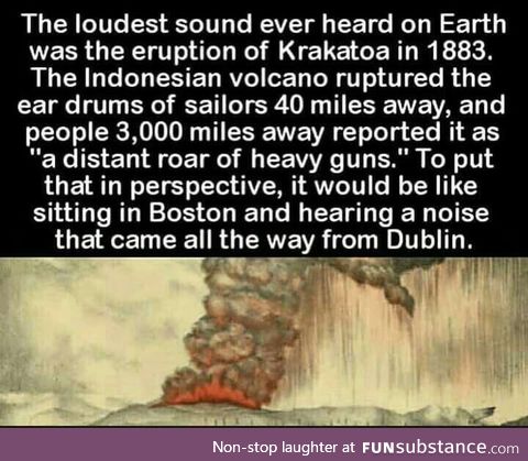 That's loud