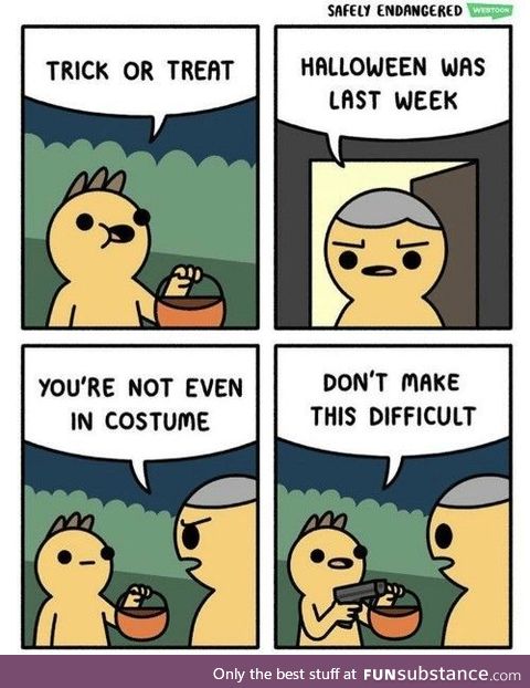 Early Halloween jokes