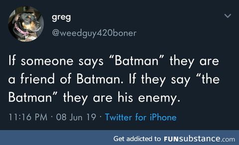 Batman facts