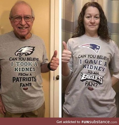 Wholesome patriot fan