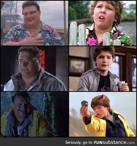 Mind blown! Was Jurassic Park's Dennis Nedry secretly cosplaying as characters from the