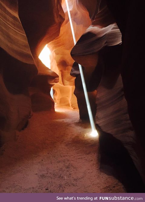 One of my favorite pictures I took with my iPhone, antelope canyon