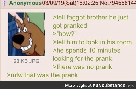 Anon pranks his brother