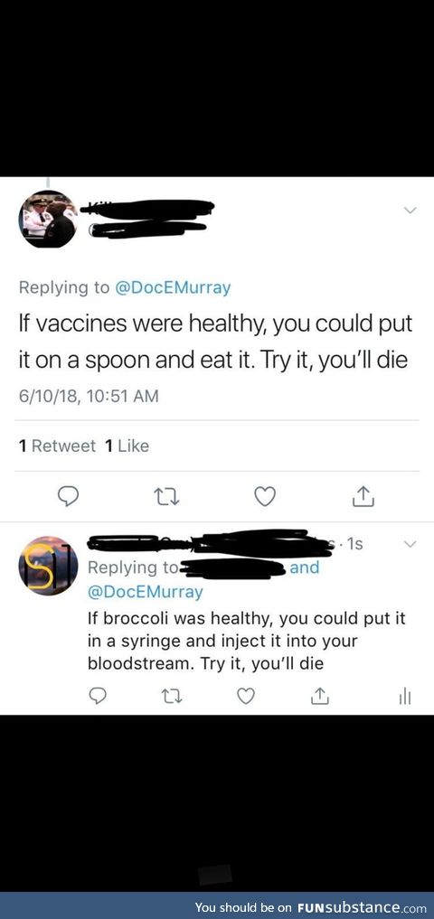 Are anti vaxxers a another breed?