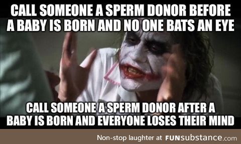 Two types of sperm donors