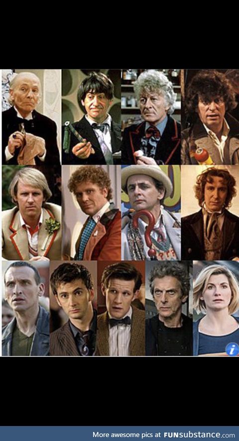 Every ‘Doctor Who’ Doctor, throughout the years
