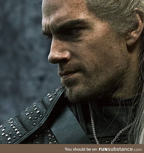 The first official picture of Henry Cavill as Geralt of Rivia
