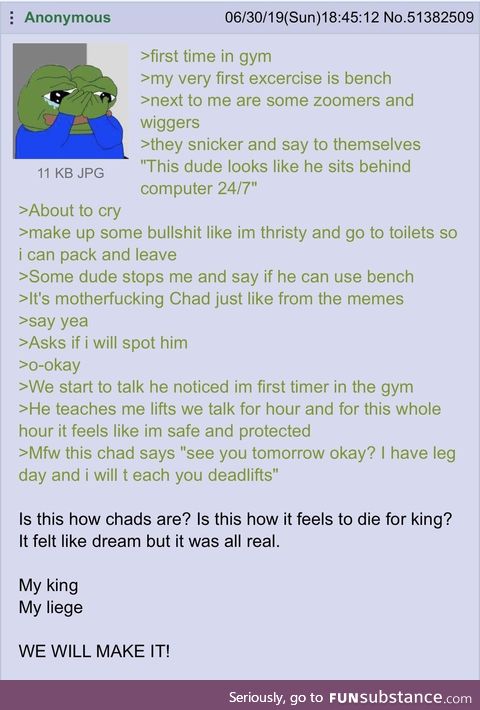 Anon meets Chad